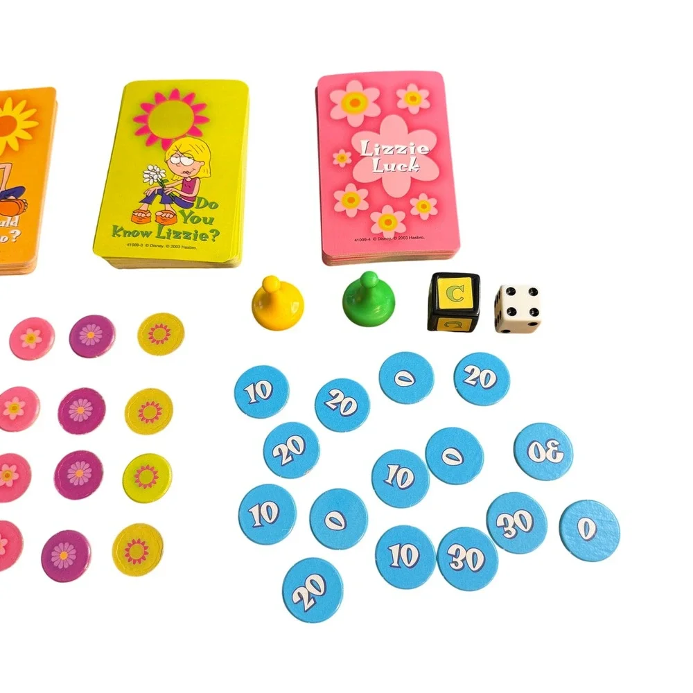 Milton Bradley Disney Lizzie McGuire What Would Lizzie Do? Board Game 2003 41009
